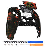 eXtremeRate Blurred Screaming Skull Touchpad Front Housing Shell Compatible with ps5 Controller BDM-010/020/030/040, DIY Replacement Shell Custom Touch Pad Cover Compatible with ps5 Controller - ZPFT1065G3