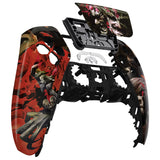 eXtremeRate Rage of Asura Touchpad Front Housing Shell Compatible with ps5 Controller BDM-010 BDM-020 BDM-030, DIY Replacement Shell Custom Touch Pad Cover Compatible with ps5 Controller - ZPFT1073G3