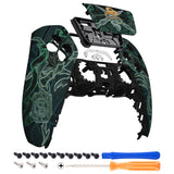 eXtremeRate Serpent Totem Touchpad Front Housing Shell Compatible with ps5 Controller BDM-010/020/030/040, DIY Replacement Shell Custom Touch Pad Cover Compatible with ps5 Controller - ZPFT1085G3