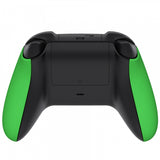 eXtremeRate Soft Touch Green Replacement Handles Shell for Xbox Series X Controller, Custom Side Rails Panels Front Housing Shell Faceplate for Xbox Series S Controller - Controller NOT Included - ZX3P306