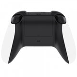 eXtremeRate Soft Touch White Replacement Handles Shell for Xbox Series X Controller, Custom Side Rails Panels Front Housing Shell Faceplate for Xbox Series S Controller - Controller NOT Included - ZX3P308