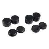 eXtremeRate 8 Black Silicone Rubber Precision Platporm Raised Analog Sticks Thumb Grips for PS4 Slim PS4 Pro Thumbsticks - ZXBJ122