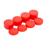 eXtremeRate 8 Red Silicone Rubber Precision Platporm Raised Analog Sticks Thumb Grips for PS4 Slim PS4 Pro Thumbsticks -ZXBJ1224