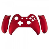 eXtremeRate Red Soft Touch Front Shell with Side Rails for Xbox One Controller - ZXOMSF01