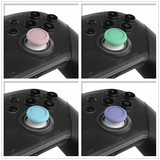 eXtremeRate Replacement 3D Joystick Thumbsticks, Analog Thumb Sticks with PH00 Screwdriver for Nintendo Switch Pro Controller - Cherry Blossoms & Mint Green & Heaven Blue & Light Violet - ZKRM502